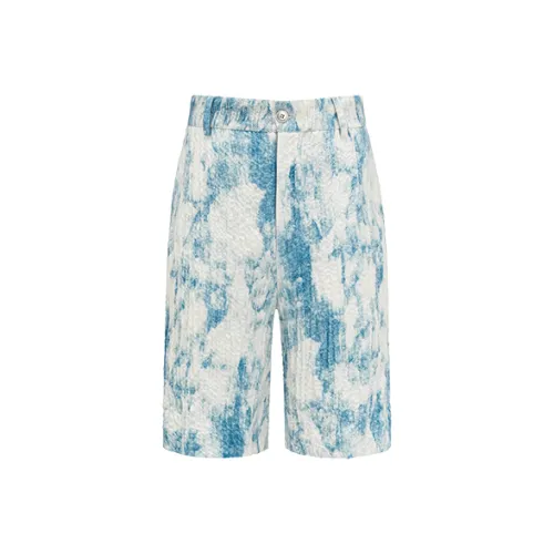 Feng Chen Wang Casual Shorts Unisex Blue