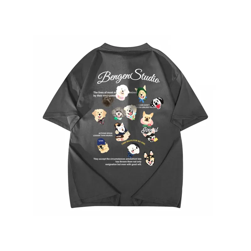 BENGEN T Shirts Unisex-6
