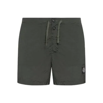 STONE ISLAND Compass Patch Mid Rise Swim Shorts