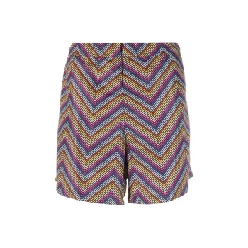 MISSONI Zigzag Printed Straight Hem Swim Shorts