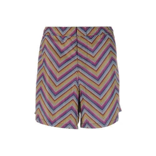 MISSONI Zigzag Printed Straight Hem Swim Shorts