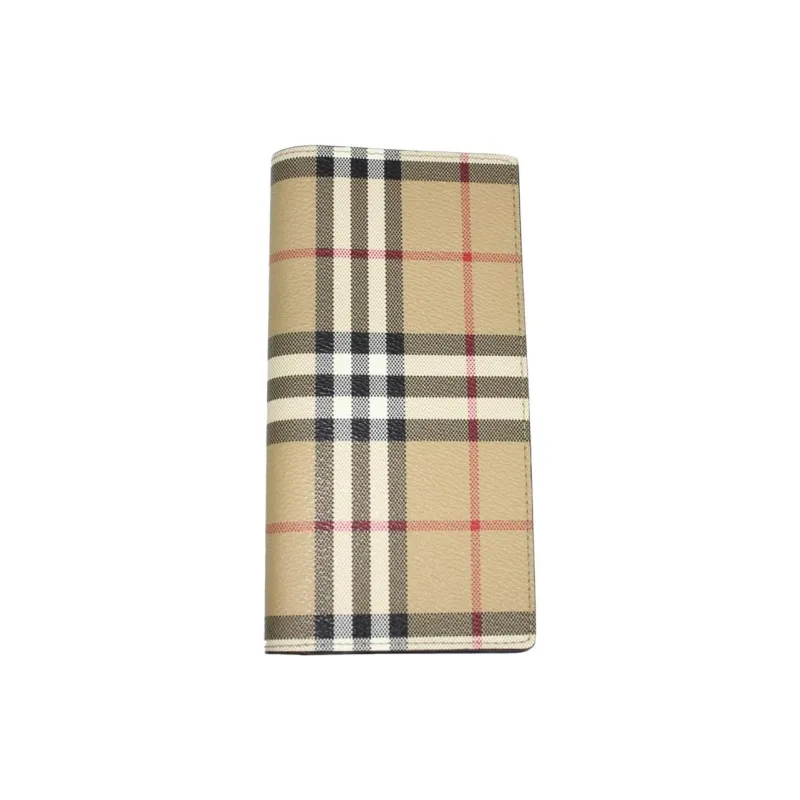 Burberry PVC Wallet Men's Brown-0
