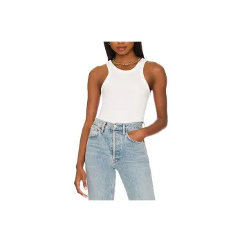 AGOLDE Tank Tops Women's White