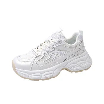 SUPEREDGE Anti Slip Wear Resistant Low Top Chunky Sneakers Women's
