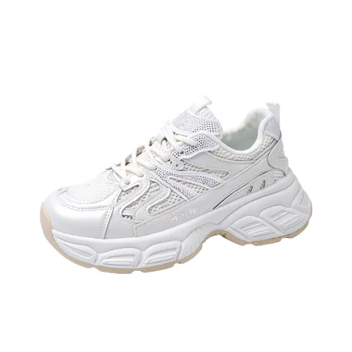 SUPEREDGE Anti Slip Wear Resistant Low Top Chunky Sneakers Women's