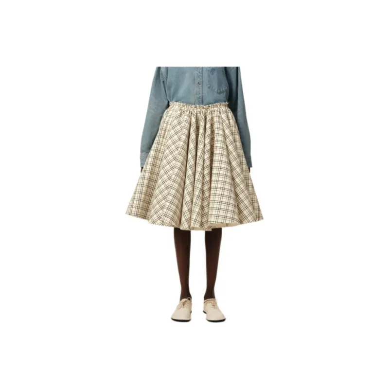 AMIPARIS Checkered Skirt-3