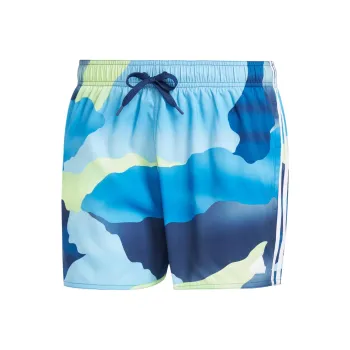 Adidas City Escape Camo 3-Stripes Cix Swim Shorts Swimming Shorts Men's Blue