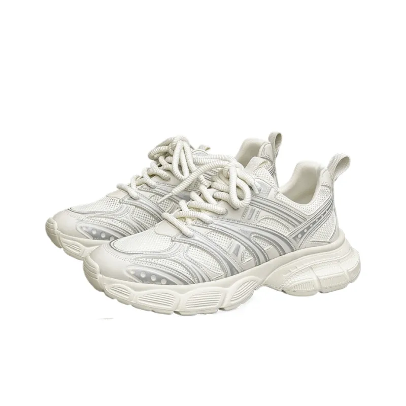 Xiwencha Breathable Low Top Chunky Sneakers Men's-6