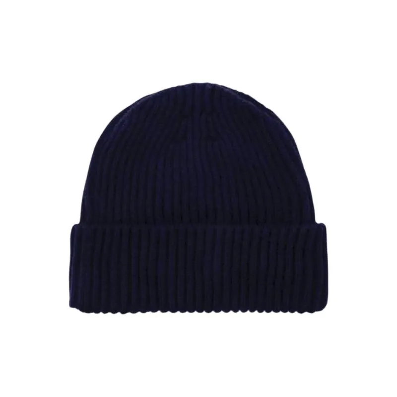 STONE ISLAND Logo Patch Knitted Beanie-1