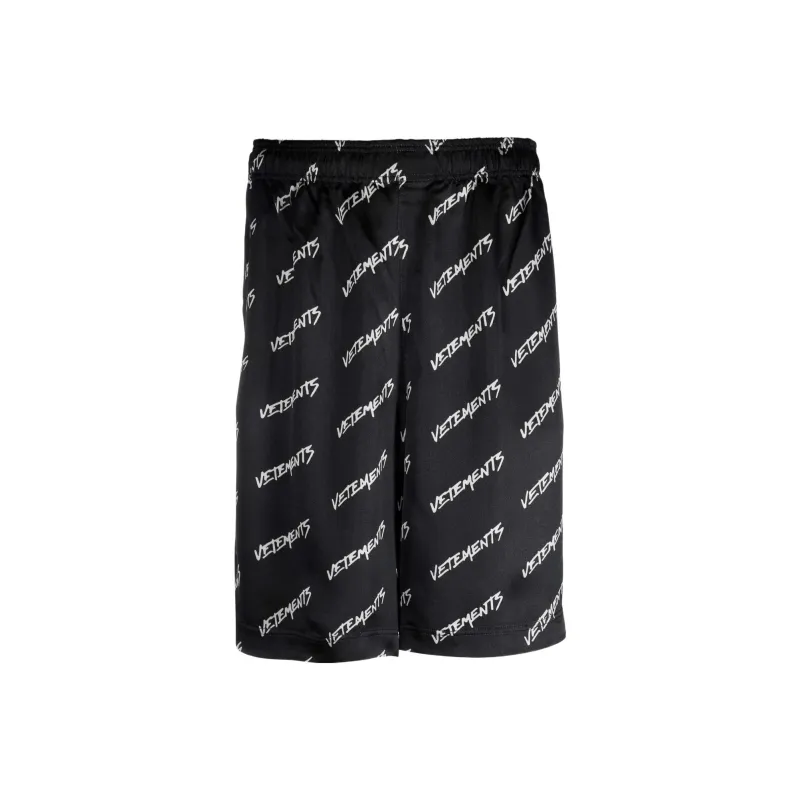 Vetements Sports Shorts Unisex Black-0