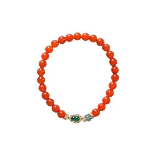 Amy's Garden South Red Agate Bracelets Women's