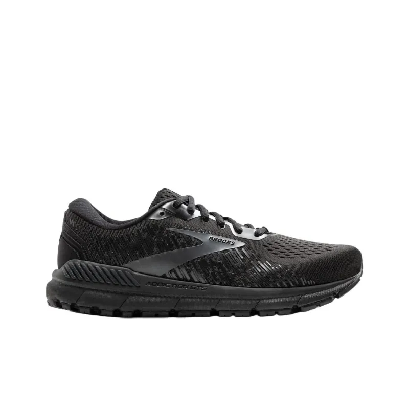 Brooks Addiction GTS 15 Cushioning, Breathable, Supportive Low Top Running Shoes Men's Black-1