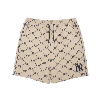 MLB SS22 Fitted Shorts Unisex Beige