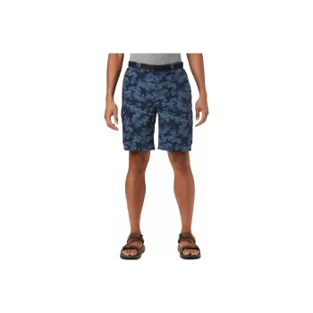 Columbia Casual Shorts Men Camouflage Blue