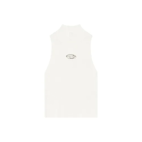 DIESEL Turtle Neck Top 'Ivory'