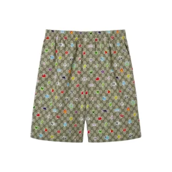 GUCCI SS24 Casual Shorts Men's Ebony