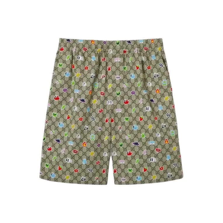 GUCCI SS24 Casual Shorts Men's Ebony-0
