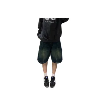KVIV Denim Shorts Unisex Vintage Blue