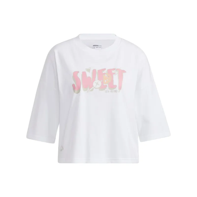 Adidas Neo T Shirt Women's White-0