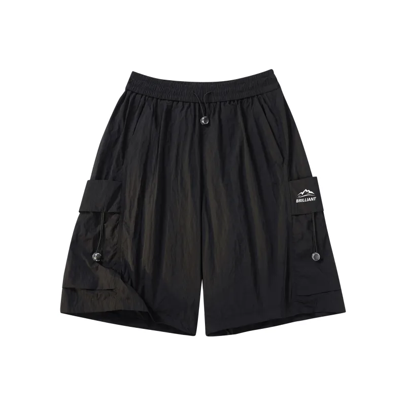 Warrior Huichao Riding The Wind Collection Cargo Shorts Unisex-0