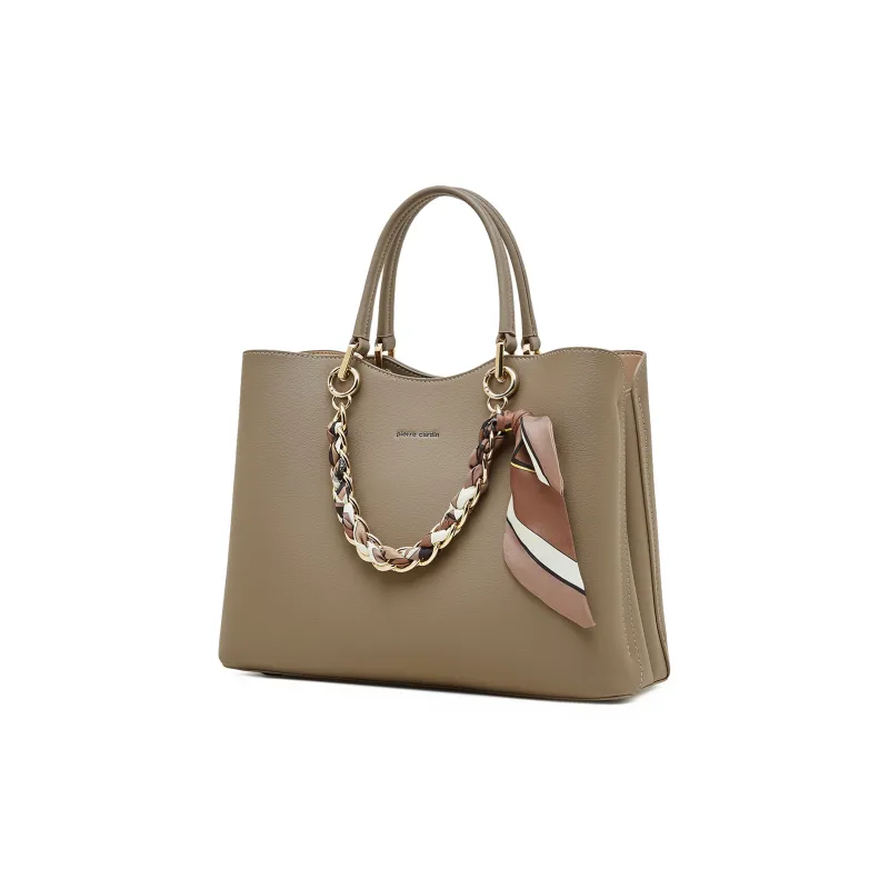 PIERRE CARDIN Split Cow Leather Shoulder Bag, Crossbody Bag, Handbag Regular Women's Multicolor-2