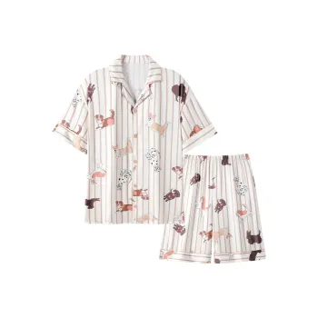 Maultiay Pajama Set Men's Apricot