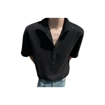 MARK WAFFLE T Shirt Unisex Black