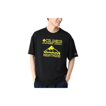 Columbia Navidad Butte™ Graphic SS Tee T Shirt Men's Black