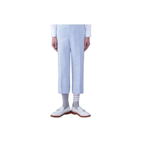 THOM BROWNE Backstrap detail Checked Tailored Trousers