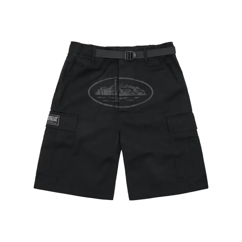 Corteiz Alcatraz Cargo Shorts-0