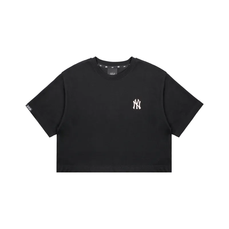 MLB Straight T Shirt Women's Black-0