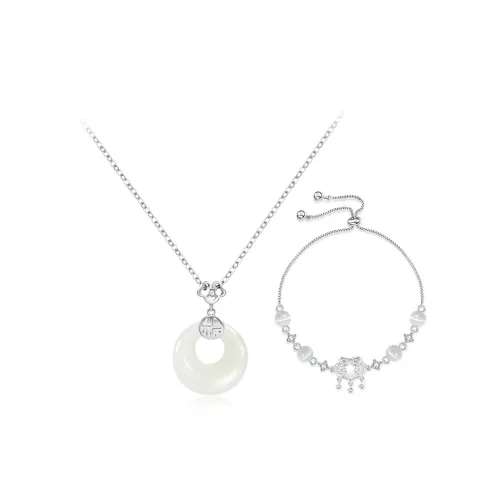 Inkopper Colored Glaze Necklaces Women's