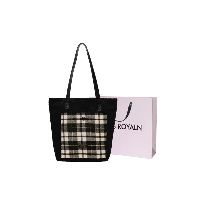 LOUIS ROYALN Fuzzy Shoulder Bag Regular Unisex Multicolor-0