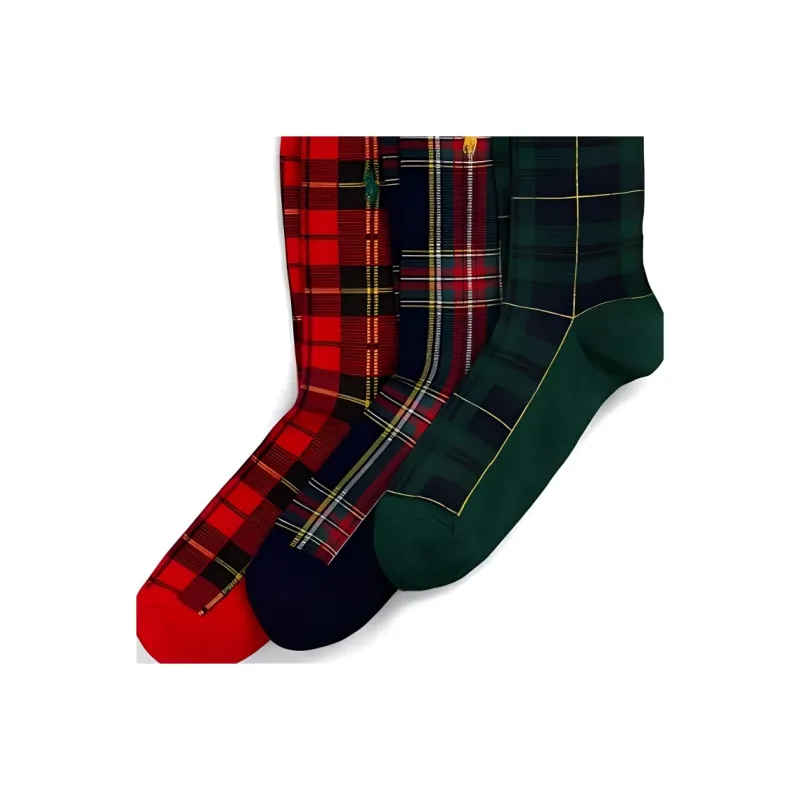 Polo Ralph Lauren Mid Calf Socks Men's 3 Pack-1