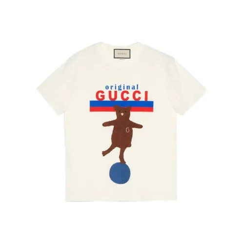 GUCCI Original GUCCI Bear patch Oversize T shirt