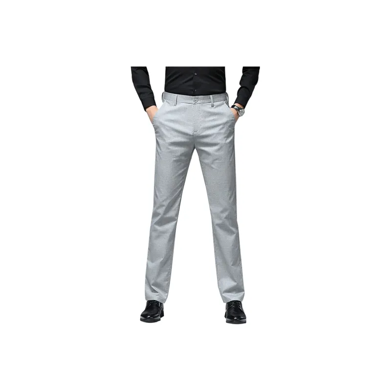 Devanro Casual Pants Men's Khaki-5