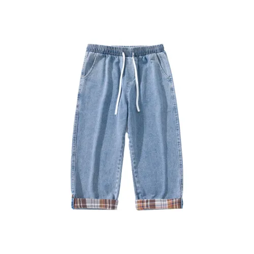 DOUBLE STAR 88 Denim Shorts Men's Light Blue