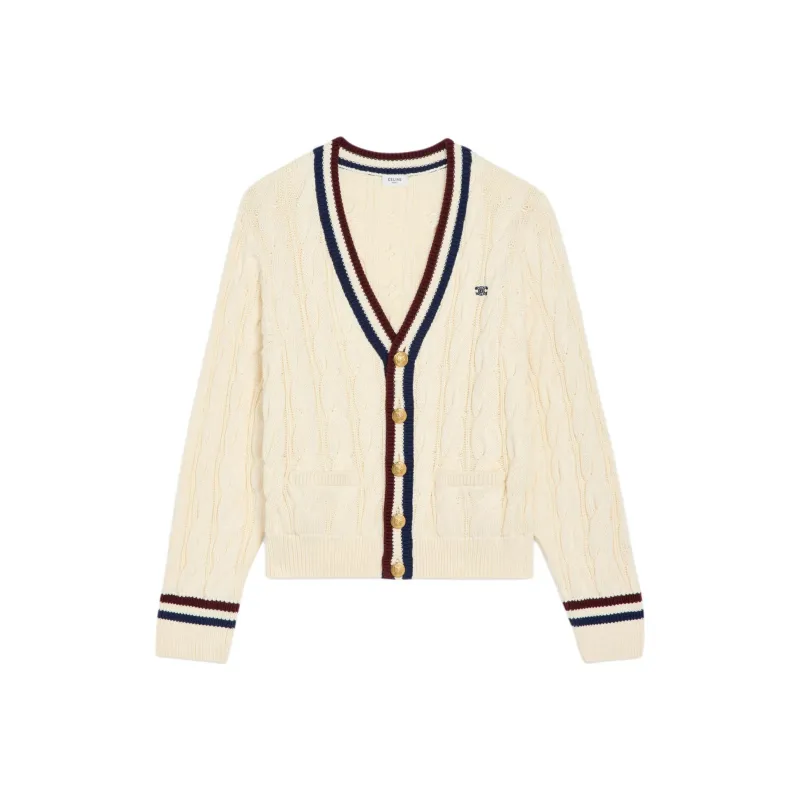 CELINE SS25 Knitwear Men's Light Umber-0