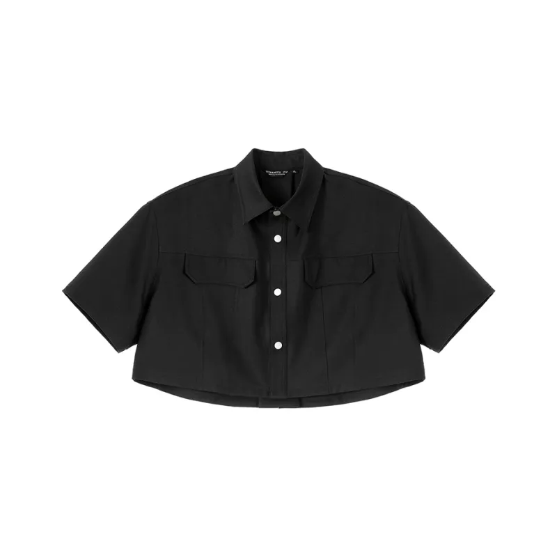 ETERNITY ITA Crop Tops Women's Black-0
