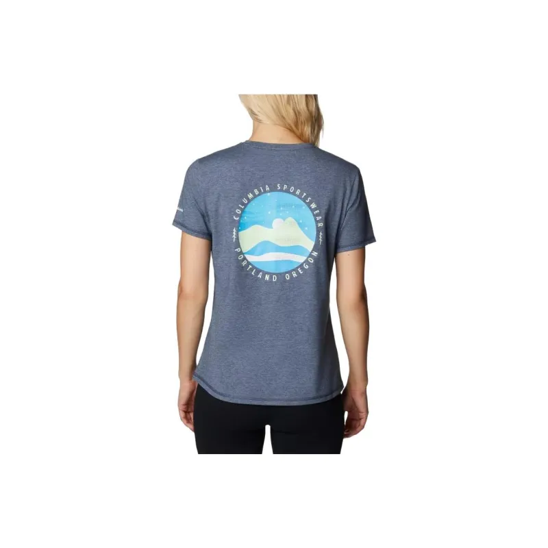 Columbia T Shirts Women's Blue-0