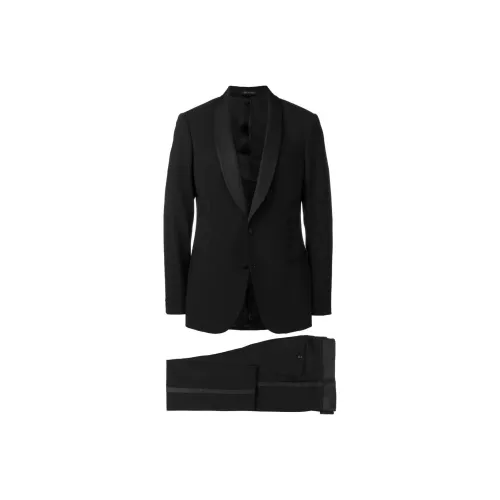 GIORGIO ARMANI Soho Line Single breasted Tuxedo In Wool Crêpe