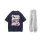 Clothing Sets (Navy Blue+Gray Cuffed Pants)