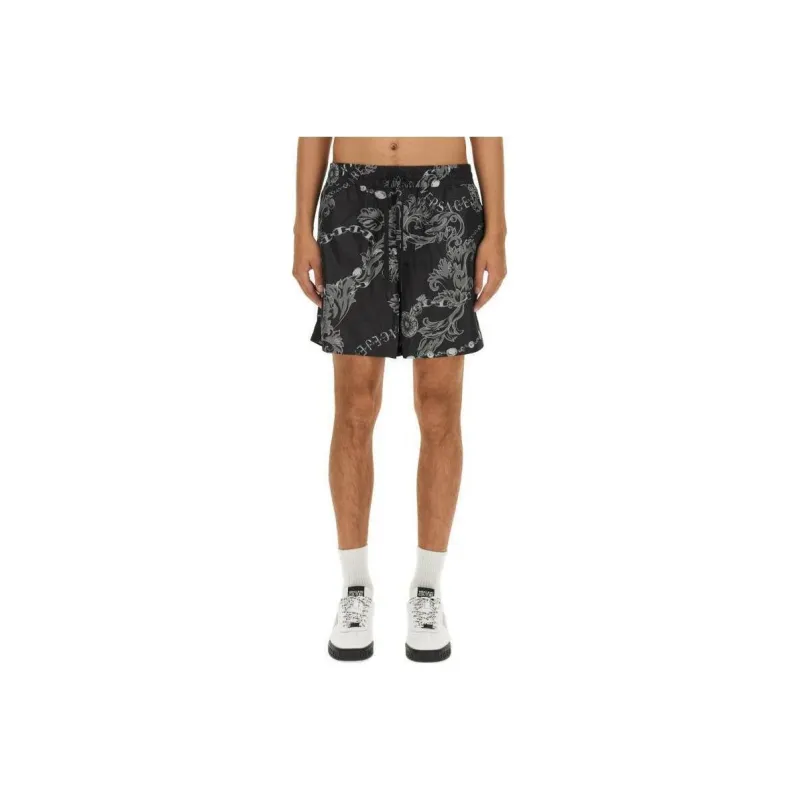VERSACE JEANS COUTURE Casual Shorts Men's Black-0