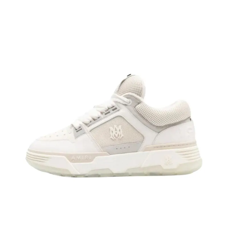 AMIRI MA 1 Low Top Skateboard Shoes Men's Beige-0