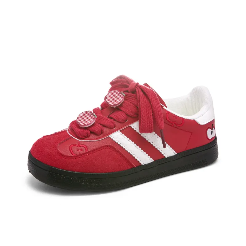 Lovely You Abrasion Resistant Lightweight Slip Resistant Low Top Skateboard Shoes Women's-28