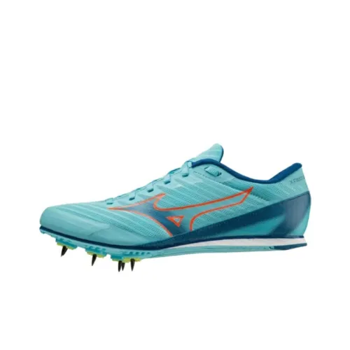 Mizuno X First 2 Slip Resistant And Abrasion Resistant Functionality Blue Track And Field Shoes Unisex Low Top
