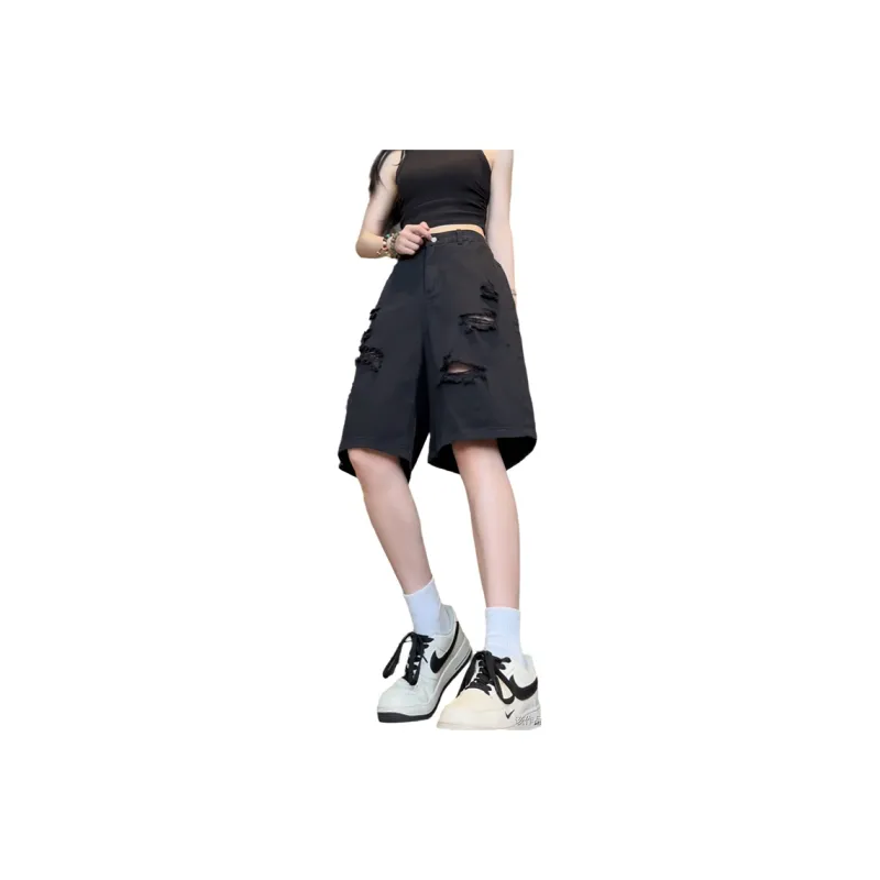 SWAMP AREA Denim Shorts Unisex-0