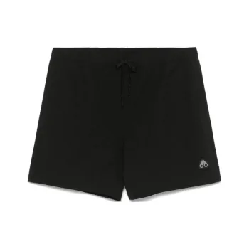 Moose Knuckles Logo Detailed Drawstring Swim Shorts