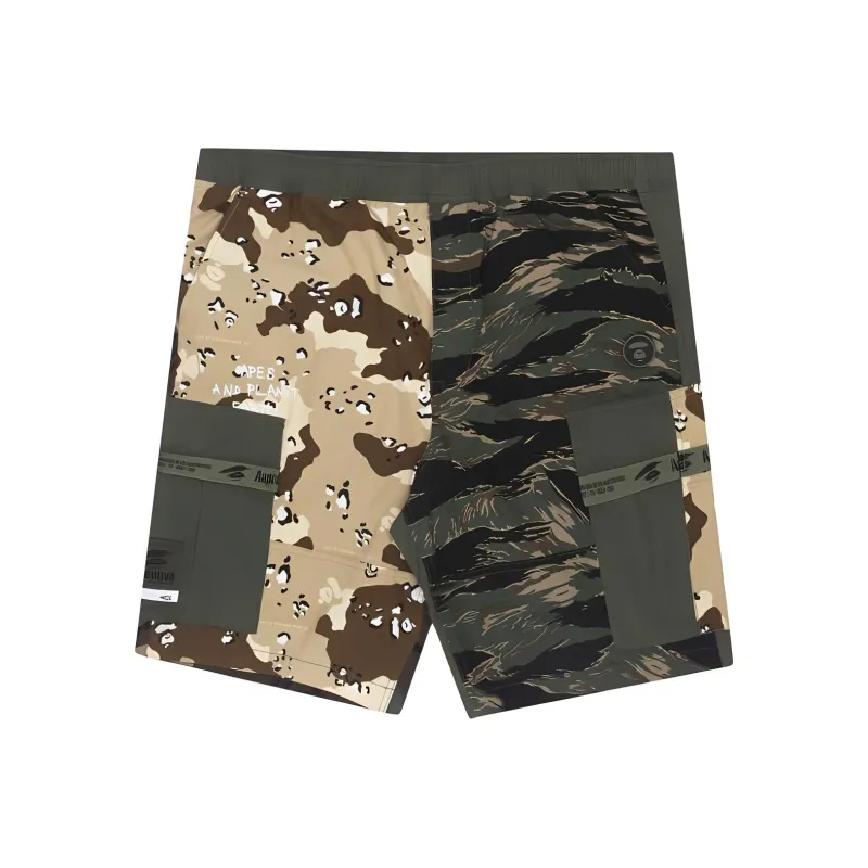 Aape Casual Shorts Men's Army Green-0