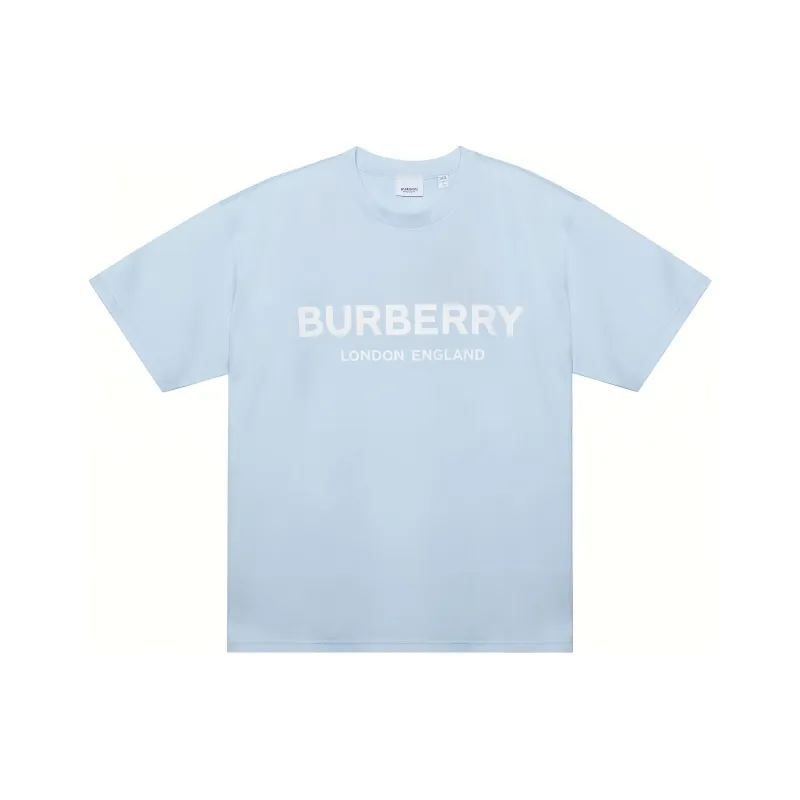 Burberry T Shirt Women's Sky Blue-0